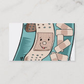 Visitekaartje van de verpleegster (Achterkant)