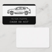 Visitekaartje van de vervoerdienst (Voorkant / Achterkant)