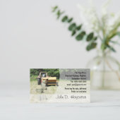 Visitekaartje van de vierkante balder (Staand voorkant)