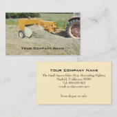 Visitekaartje van de vierkante balder (Voorkant / Achterkant)