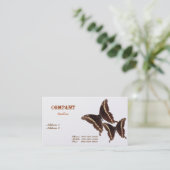 Visitekaartje van de vlinder (Staand voorkant)