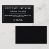 Visitekaartje van de voormalige specialist in Hair (Voorkant / Achterkant)