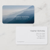 Visitekaartje van de Vreedzame Landschapsberg Afsprakenkaartje (Voorkant / Achterkant)