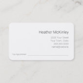 Visitekaartje van de Vreedzame Landschapsberg Afsprakenkaartje (Achterkant)