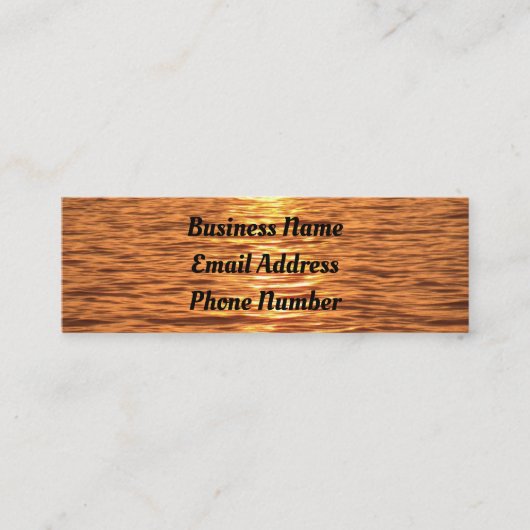 Visitekaartje van de waterstroming (Voorkant)