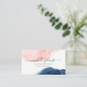 Visitekaartje van de Waterverf van de marine en va (Staand voorkant)