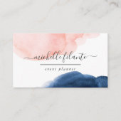 Visitekaartje van de Waterverf van de marine en va (Voorkant)