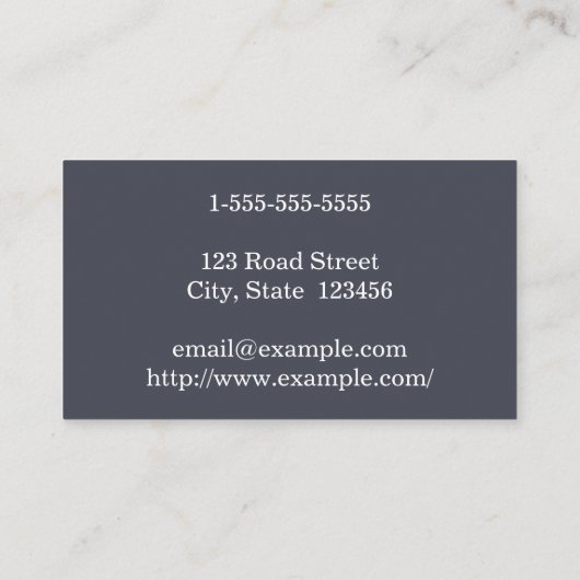 Visitekaartje van de Whimsical en Basic Attorney (Achterkant)