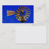 Visitekaartje van de windmolen (Voorkant / Achterkant)