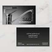 visitekaartje van de zilveren kramp (Voorkant / Achterkant)