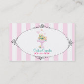 Visitekaartje van de zoete Destiny Cupcakes (Achterkant)