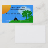 Visitekaartje van de zorgservice in het startpakke (Voorkant / Achterkant)