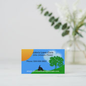 Visitekaartje van de zorgservice in het startpakke (Staand voorkant)