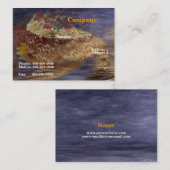 Visitekaartje van de zwarte boscoop (Voorkant / Achterkant)