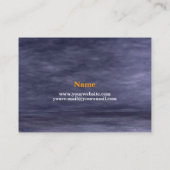 Visitekaartje van de zwarte boscoop (Achterkant)