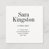 Visitekaartje van de zwarte en witte pit Polka Dot (Achterkant)