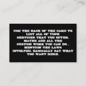 VISITEKAARTJE van dealer FFL 8 (Achterkant)