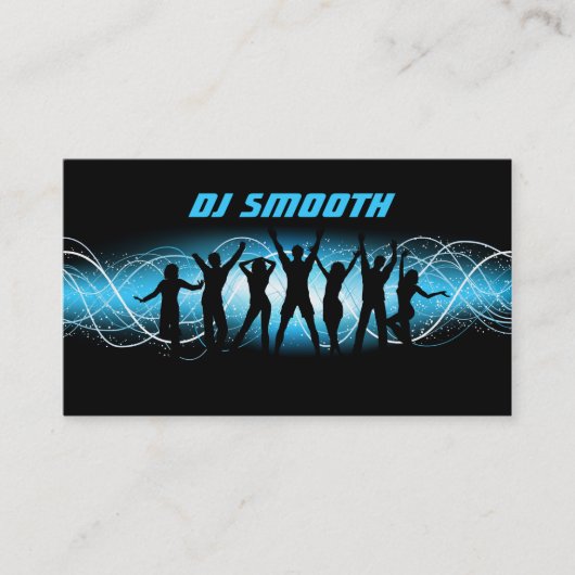 Visitekaartje van DJ (Voorkant)