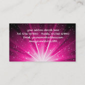 Visitekaartje van DJ (Achterkant)