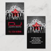 Visitekaartje van DJ (Voorkant / Achterkant)