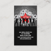 Visitekaartje van DJ (Achterkant)