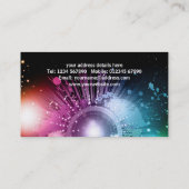 Visitekaartje van DJ (Achterkant)