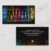 Visitekaartje van DJ (Voorkant / Achterkant)