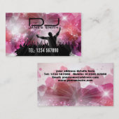 Visitekaartje van DJ (Voorkant / Achterkant)