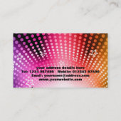 Visitekaartje van DJ (Achterkant)