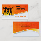 Visitekaartje van DJ (Voorkant / Achterkant)