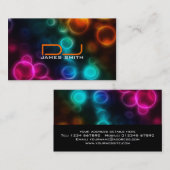 Visitekaartje van DJ (Voorkant / Achterkant)