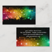 Visitekaartje van DJ (Voorkant / Achterkant)