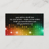 Visitekaartje van DJ (Achterkant)