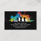 Visitekaartje van DJ van de Partij (Achterkant)