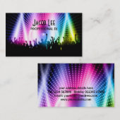 Visitekaartje van DJ van de Partij (Voorkant / Achterkant)