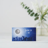 Visitekaartje van DJ van de Partij (Staand voorkant)