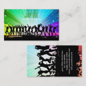 Visitekaartje van DJ van de Partij (Voorkant / Achterkant)