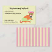Visitekaartje van Dog Groomer (Voorkant / Achterkant)