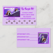  Visitekaartje van Dog Groomer Afsprakenkaartje (Voorkant / Achterkant)