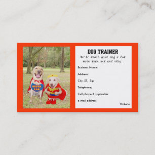 Visitekaartje van Dog Trainer