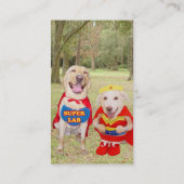  Visitekaartje van Dog Trainer (Achterkant)