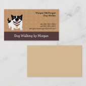 Visitekaartje van Dog Walker (Voorkant / Achterkant)