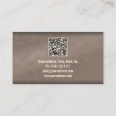 Visitekaartje van dokter in de psychiatrie (Achterkant)