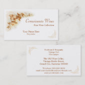 Visitekaartje van druiven (Voorkant / Achterkant)