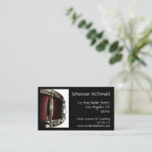 Visitekaartje van drummer Visitekaartje (Staand voorkant)