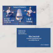 visitekaartje van druppelaar (Voorkant / Achterkant)