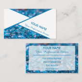 Visitekaartje van edele saffiermachines (Voorkant / Achterkant)