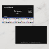 Visitekaartje van edelstenen (Voorkant / Achterkant)