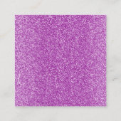 Visitekaartje van een artiest maken met glitter-ef (Achterkant)