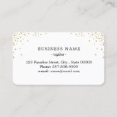 Visitekaartje van een artiest maken met glitter-ef (Achterkant)